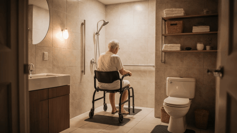 Як зручно облаштувати ванну кімнату для старших людей з урахуванням безпеки та зручності
