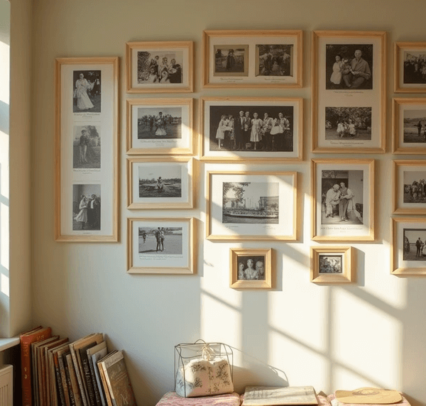 Фотоспогади в інтер’єрі: як разом із родиною створити стіну пам’яті