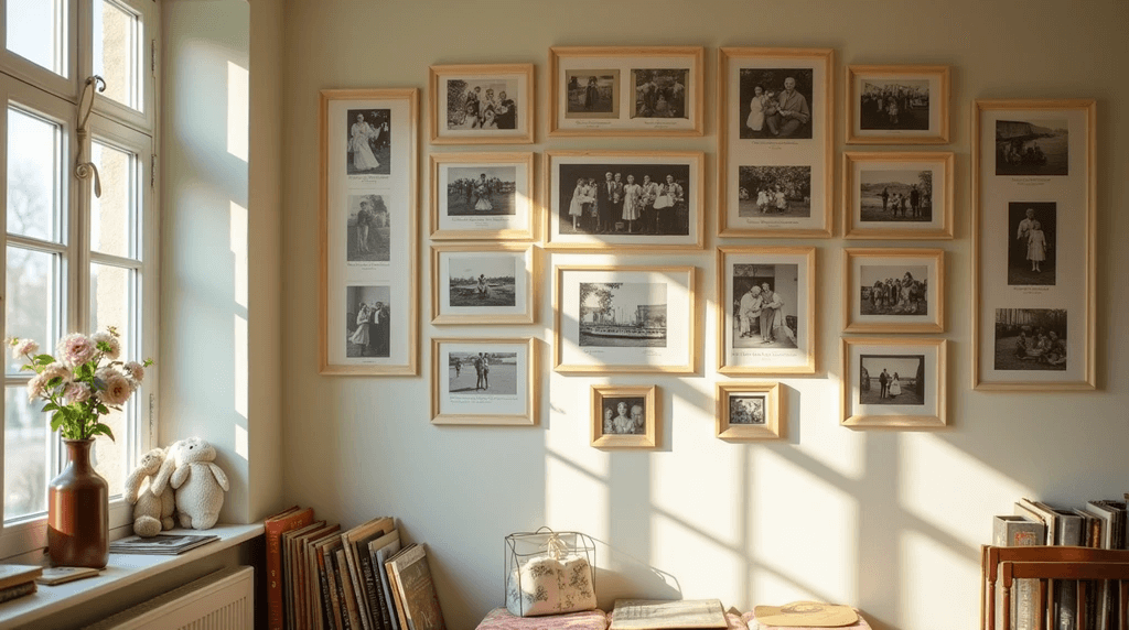 Фотоспогади в інтер’єрі: як разом із родиною створити стіну пам’яті