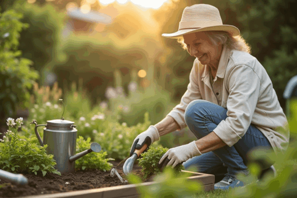 Садівництво для літніх: безпечна робота на городі без шкоди